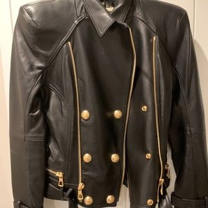 Balmain x H&M Leather Jacket